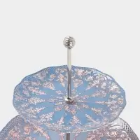 Фруктовница 2-х ярусная "ЭЛЕОНОРА БРОНЗА" 21/28 см