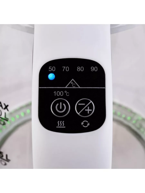 Чайник HYK-G8880 2л. 2200Вт серый-серебристый