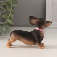 Сувенир полистоун "Такса с летящими ушами" 10х3х6,5 см