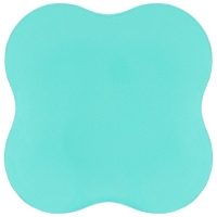 Коврик под колени для йоги Sangh Flower, 20х20 см, цвет бирюзовый