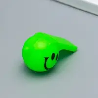 Свисток пластик "Смайл", МИКС