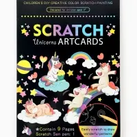 Гравюра блокнот "Единороги", 9 листов, штихель