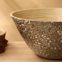 Салатник 29х29х13,5 см, бамбук