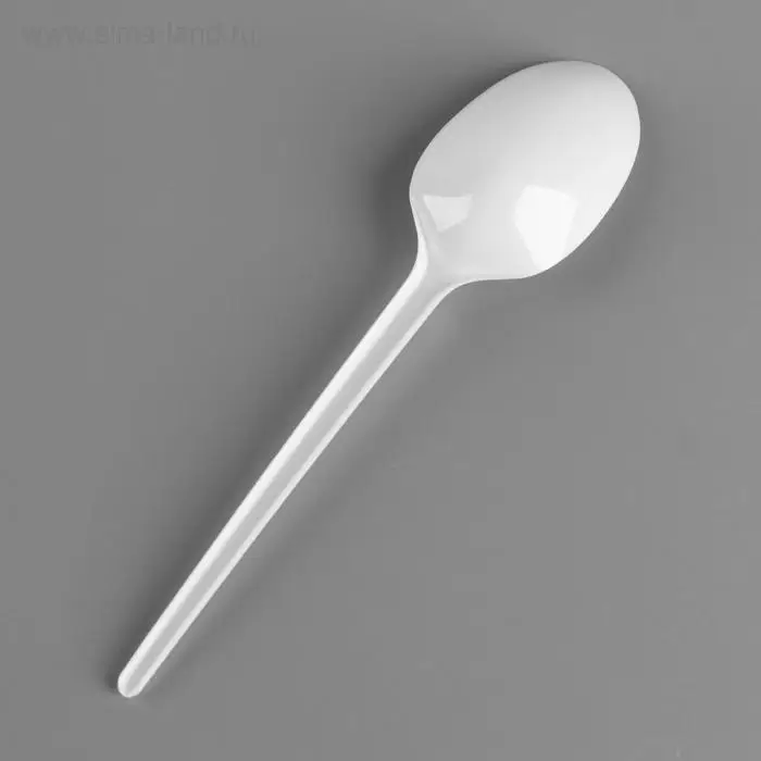 Набор одноразовой посуды &laquo;Ложка&raquo; белый, 16.5 см, 10 шт.