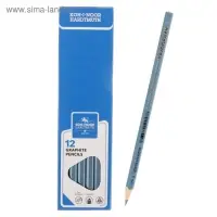 Карандаш чернографитный 2.2 мм Koh-I-Noor "Triograph 2" 1802 HB, серый корпус, трёхгранный, L=175 мм