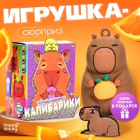 HAPPY VALLEY Игрушка сюрприз "Капибарики" со значком