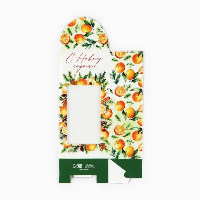Коробка складная &laquo;С Новым годом!&raquo;, 9&times;19&times;6 см
