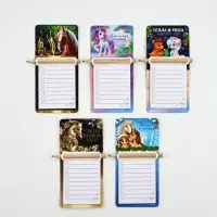 Магнит с блоком и карандашом &laquo;Новогодний&raquo;, микс 5 шт., 7&times;14.4 см