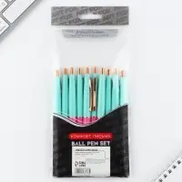 Ручка шариковая, синяя паста, 0.7 мм, автоматическая, пластик &laquo;Самая красивая&raquo;