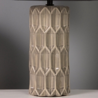 Лампа настольная "Лирика" 40Вт Е14 серый 24х24х38см