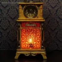 Часы-светильник "Меломан", с будильником, 43 х 16 х 15 см