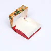 Коробка подарочная складная &laquo;С новым годом&raquo;, 10&times;8&times;3.5 см