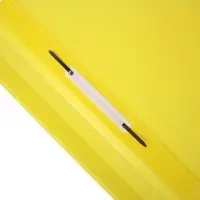 Папка-скоросшиватель Calligrata, А4, 180 мкм, жёлтая, прозрачный верх