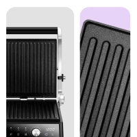 Электрогриль КТ-4601 двусторонний гриль электрический 2000Вт