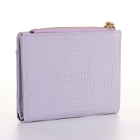 Кошелёк женский на кнопке, цвет сиреневый