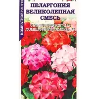 Семена Ком: Пеларгония Великолепная смесь /Сотка/ 3шт /*1500