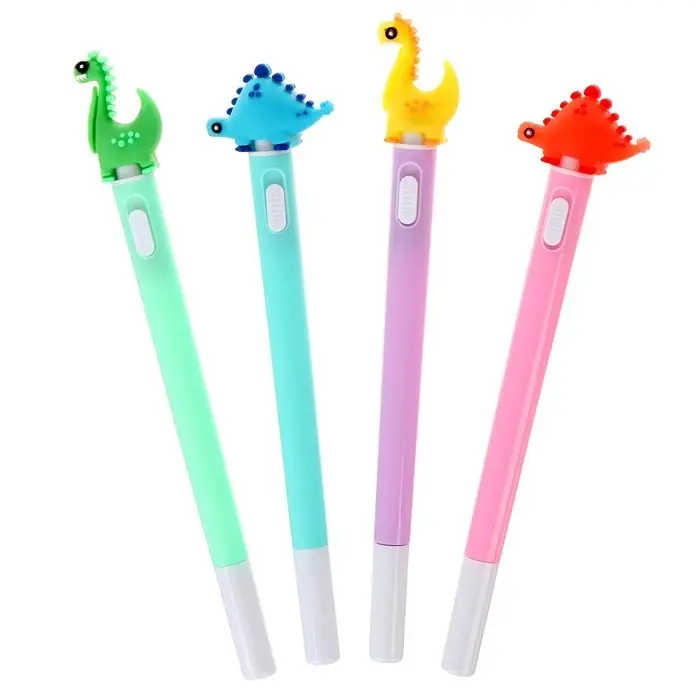 Ручка световая &laquo;Динозаврик&raquo;, синие чернила, МИКС