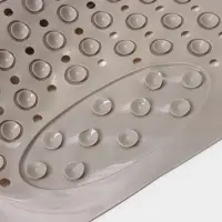 Коврик противоскользящий в ванну на присосках Доляна &laquo;Дороти&raquo;, 35&times;68 см, бежевый