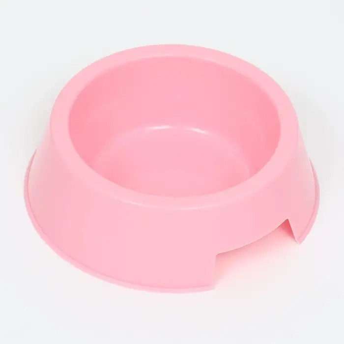 Миска пластиковая 17 х 17 х 5 см, 400 мл, нежно-розовая