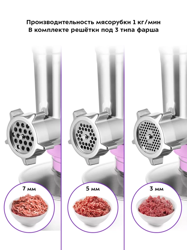 Цельнометаллический планетарный миксер с чашей КТ-3423