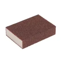 Губка, абразивная, для подготовки металла к покраске, 10&times;7&times;2.5 см, Р60
