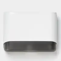 Диспенсер бумажных полотенец в листах, пластик белый