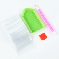 Алмазная мозаика с полным заполнением на холсте с подрамником &laquo;Лунный волк&raquo;, 40 х 50 см