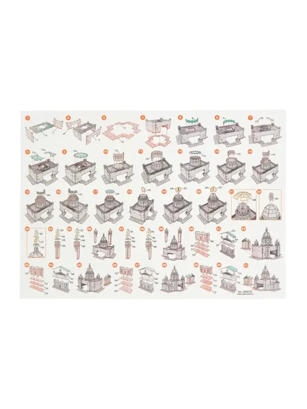 UNICON Конструктор из пенокартона "Исаакиевский собор"