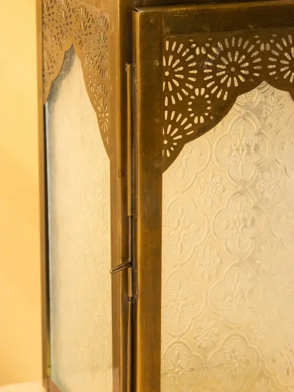 Подсвечник фонарь "Купол" железо 16,5х15,5х45 см