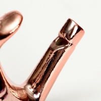 Свистулька керамическая птичка &laquo;Розовое золото&raquo;