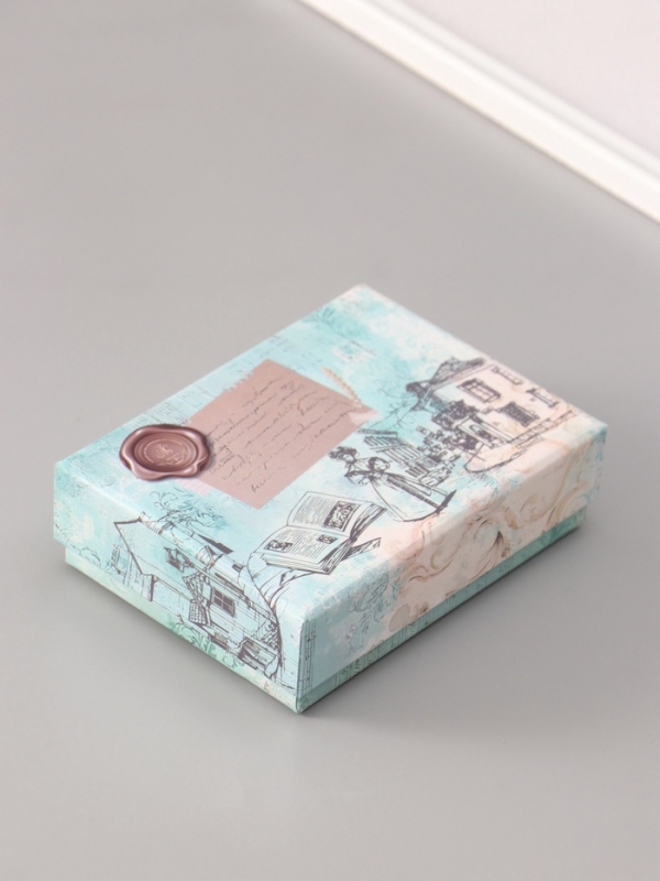 Сургучный набор "Котики Инь-Ян" печать, ручка, сургуч 12,5х10х3,6 см