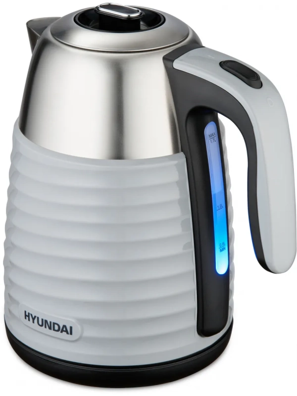 Чайник HYK-S4804 1,7л 2200Вт серый (металл)