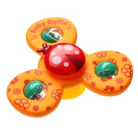 Набор игрушек для ванны &laquo;Спиннеры. Бабочки&raquo;, 3 шт, на присоске, Крошка Я