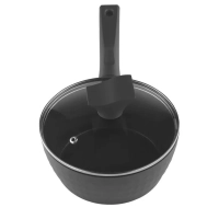 Ковш сотейник кухонный с крышкой Kontur-18SP индукция 1,7 л