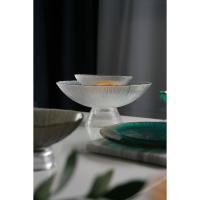 Ваза из стекла для фруктов &laquo;Фейверк&raquo;, 1,4 л, 25&times;10 см, цвет прозрачный