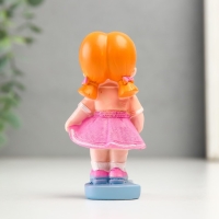 Сувенир полистоун "Малыши с сумочками на сердце" набор 2 шт 5х4,5х9 5х4,8х9 см