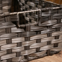 Корзина плетеная 40х29х17 см, пластик