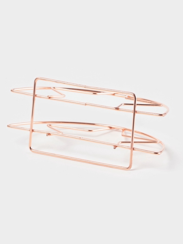 Салфетница Доляна &laquo;Звезда&raquo;, розовое золото