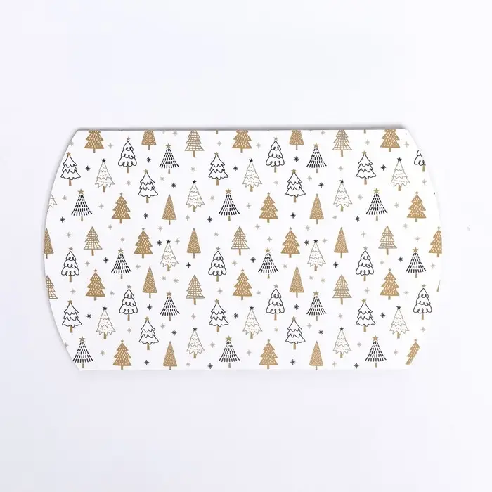 Коробка складная, подарочная новогодняя &laquo;Зимний лес&raquo; 15&times;11&times;3 см