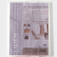 Чехол для одежды LaDо́m, ПВХ окно, плотный, 60&times;120 см, цвет белый