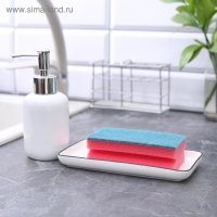 Губка для мытья посуды Доляна &laquo;Генеральная уборка&raquo;, 12&times;6&times;4 см, 6 шт