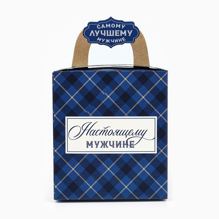 Коробка складная &laquo;Мужской стиль&raquo; 14 х 16 х 14 см