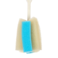 Ёршик для бутылочек с раздвижной ручкой, цвет МИКС, 28-35 см, губка, Крошка Я