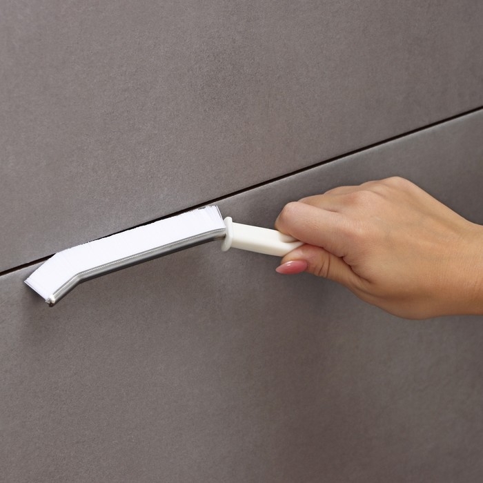 Щётка для очистки узких мест Доляна, 23&times;2 см, цвет белый