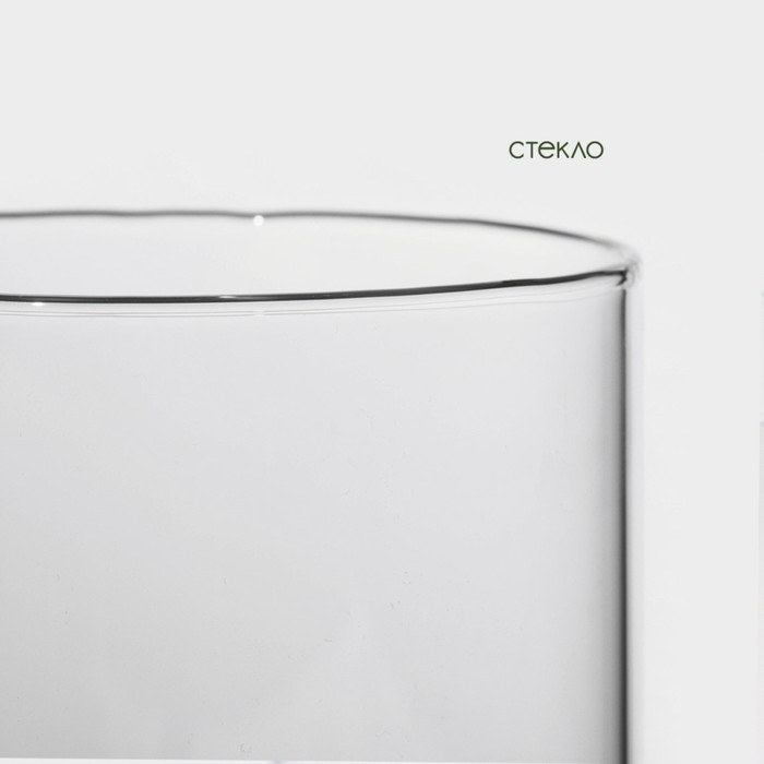 Банка стеклянная для сыпучих продуктов с бамбуковой крышкой BellaTenero &laquo;Эко&raquo;, 700 мл, 8,5&times;15,5 см