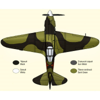 Сборная модель-самолёт &laquo;Истребитель Александра Покрышкина&raquo; Ark models, 1/48, (48015)