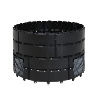 Компостер пластиковый, 800 л, 78 &times; 108 &times; 108 см, чёрный