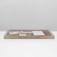 Домашняя когтеточка-лежанка для кошек, 56 &times; 30 см