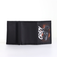 Кошелёк детский на липучке &laquo;Выбражулька&raquo;, цвет чёрный