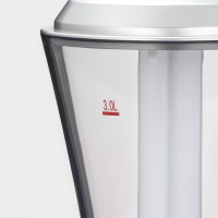 Башня пивная &laquo;Металлик&raquo;, 3 л, колба с подсветкой, 2 батарейки, цвет серебристый